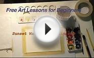 Free Art Lessons for Beginners - Painting with Watercolors