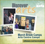 Nepean Creative Arts and Nepean Visual Arts Centre March Break and Summer camps